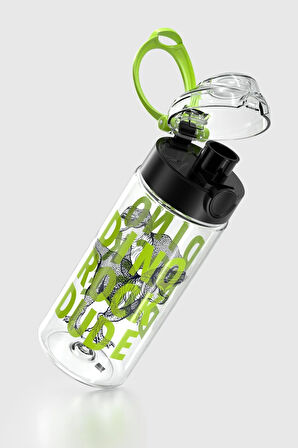 Renga Saga Desenli 500 ml Tritan Çocuk Matara 912014 Siyah-Yeşil