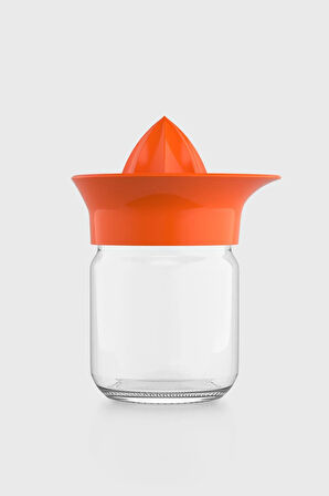 Renga Neo 210 ml Turuncu Kapaklı Cam Limon Sıkacağı 201010
