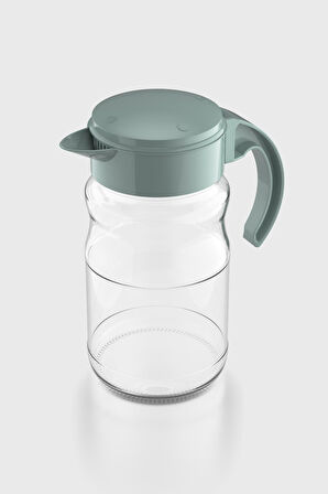 Renga Spiro 1700 ml Pastel Yeşil Kapaklı Cam Sürahi 111031