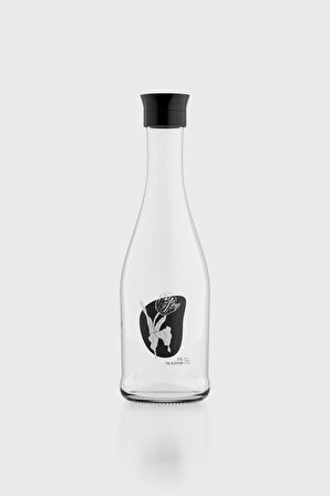Renga Gala Blossom Desenli 1000 ml Cam Karaf 212011 Siyah