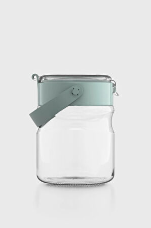 Renga Mono 900 ml Yeşil Kapaklı Cam Kavanoz 131064