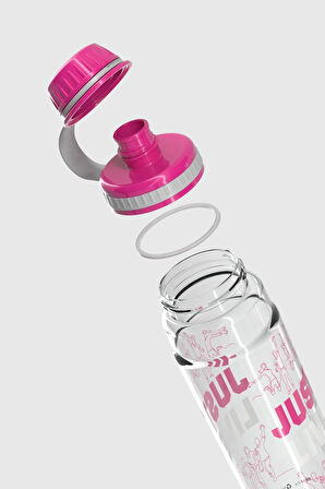 Renga Ege Just Live Desen 800 ml Tritan Matara 912069 Fuşya
