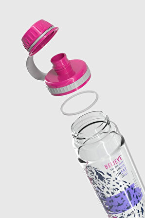 Renga Ege Free Desen 800 ml Tritan Matara 912069 Fuşya