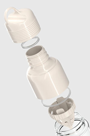 Renga Moon 600 ml Tritan Sıkacaklı Detoks Matara 911028 Bej