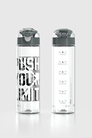Renga Saga Push Your Limit Desen 630 ml Tritan Matara 912065 Füme