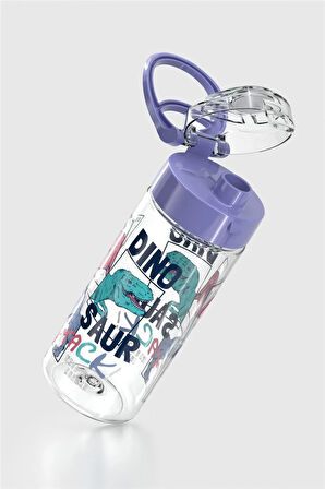 Renga Atlas Love Desen 500 ml Tritan Çocuk Matara 912112 Mor