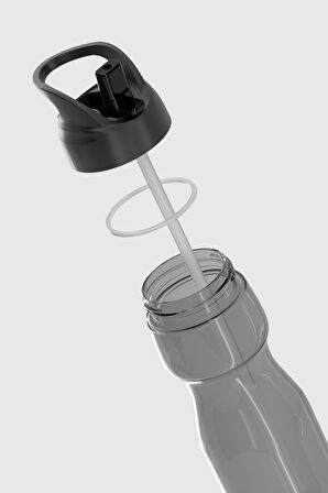 Renga Moly 730 ml Tritan Pipetli Matara 912115 Siyah