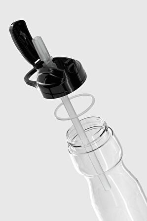 Renga Falcon 730 ml Tritan Pipetli Matara 911016 Siyah