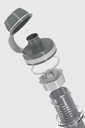 Renga Ege 750 ml Tritan Süzgeçli Detoks Matara 911008 Füme