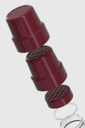 Renga Nest 800 ml Çift Bardaklı Tritan Matara 912086 Bordo