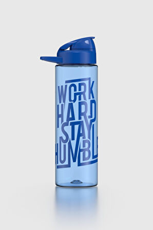 Renga Lidya Work Hard Desen 630 ml Tritan Matara 912033 Mavi