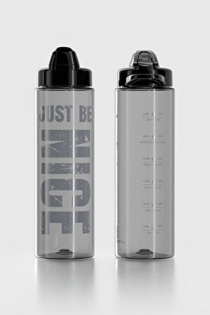 Renga Lidya Just Be Nice Desen 630 ml Tritan Matara 912033 Siyah