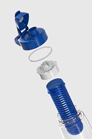 Renga Lidya 730 ml Tritan Süzgeçli Detoks Matara 911027 Mavi