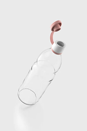 Renga Zen 1000 ml Cam Şişe 181001 Pastel Pembe