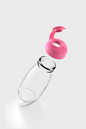 Renga Milky Kids 250 ml Cam Şişe 181011 Fuşya