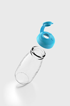 Renga Milky Kids 250 ml Cam Şişe 181011 Turkuaz