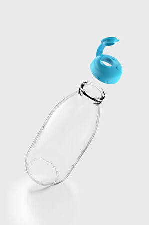 Renga Milky 1000 ml Cam Şişe 181009 Turkuaz