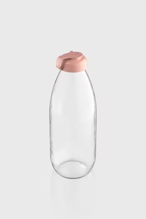 Renga Milky 1000 ml Cam Şişe 181009 Pastel Pembe