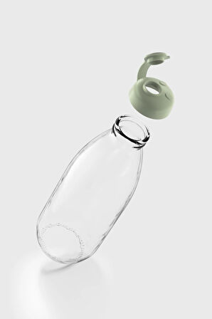 Renga Milky 1000 ml Cam Şişe 181009 Pastel Yeşil