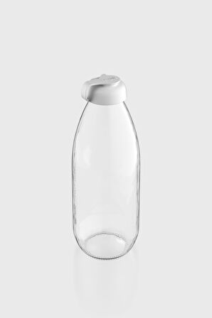 Renga Milky 1000 ml Cam Şişe 181009 Beyaz