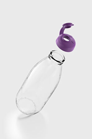 Renga Milky 1000 ml Cam Şişe 181009 Mor