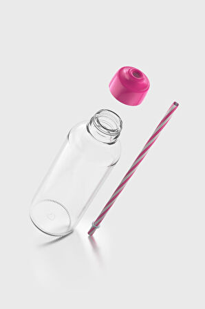 Renga Felix 450 ml Pipetli Cam Şişe 181010 Fuşya
