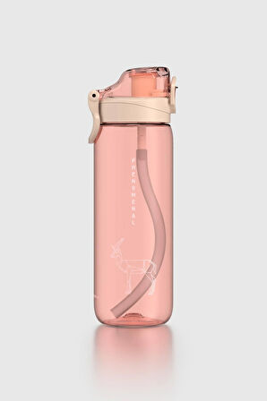 Renga Wave Duplo 630 ml Opsiyonel Pipetli Tritan Matara 912176 Bej