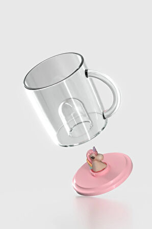 Renga Joy Unicorn Figürlü 250 ml Kulplu Tritan Bardak 222059 Pembe