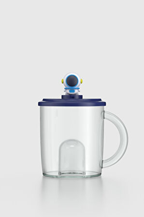 Renga Joy Astronot Figürlü 250 ml Kulplu Tritan Bardak 222059 Mavi