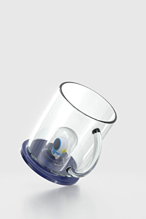 Renga Joy Astronot Figürlü 250 ml Kulplu Tritan Bardak 222059 Mavi