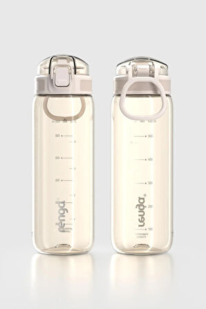 Renga Rybo-X Ölçek Desenli 630 ml Tritan Matara 912161 Bej