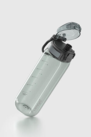 Renga Rybo-X Ölçek Desenli 630 ml Tritan Matara 912161 Siyah