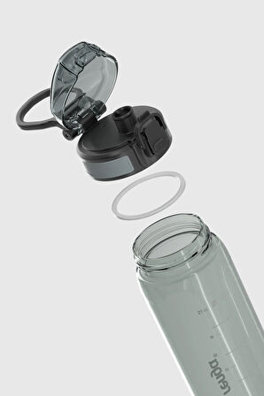 Renga Rybo-X Ölçek Desenli 630 ml Tritan Matara 912161 Siyah