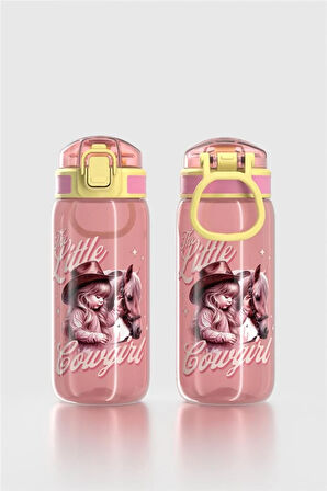 Renga Rybo-X Desenli 530 ml Çocuk Matara 912164 Pembe
