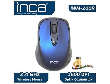 INCA IWM-200RG 2.4GHz Wireless Nano Alıcılı Gri
