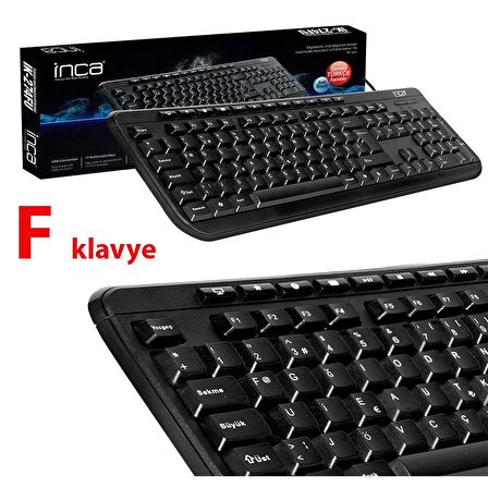 INCA IK-274FU /USB Multimedia Black Laser Print FKlavye