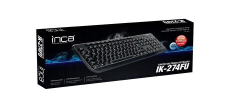 INCA IK-274FU /USB Multimedia Black Laser Print FKlavye