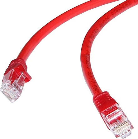 TEKNOTEG - FLAXES FNK-6003K CAT6 30CM 23AWG KIRMIZI NETWORK KABLO