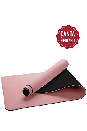 Gymo Ekolojik 6mm TPE Yoga Matı Pilates Minderi Scarlet