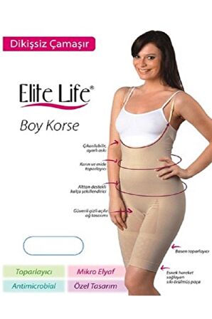 Elite Life 895 Dikişsiz Kadın Boy Toparlayıcı Bayan Korse