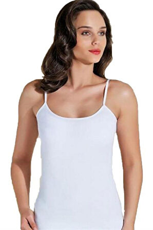 Seher Yıldızı Kadın İp Askılı Ribana Kadın Atlet 12 li Paket