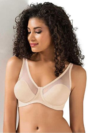 Le Jardin 9200 Linda Tül Toparlayacı Sütyen B-C  Soft Cup Sütyen