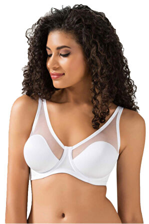 Le Jardin 9200 Linda Tül Toparlayacı Sütyen B-C  Soft Cup Sütyen
