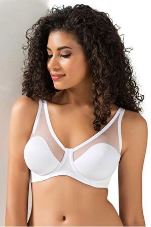 Le Jardin 9200 Linda Tül Toparlayacı Sütyen B-C  Soft Cup Sütyen