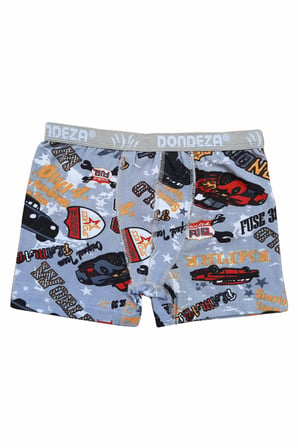 Dondeza 6lı Erkek Çocuk Renkli Desenli Boxer Külot Çocuk Baksır