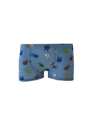6lı Erkek Çocuk Renkli Desenli Baskılı Boxer Külot