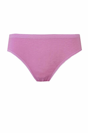 6lı Kadın Bikini Külot Pamuklu Renkli İç Çamaşırı Nefes Alan Doku