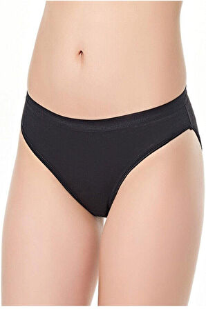 5li Kadın Penye Bikini Külot Rengarenk Pamuklu 