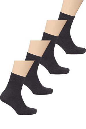 4lü Kadın Erkek Diabetik Soket Çorap Dikişsiz Kaliteli Özel Seri