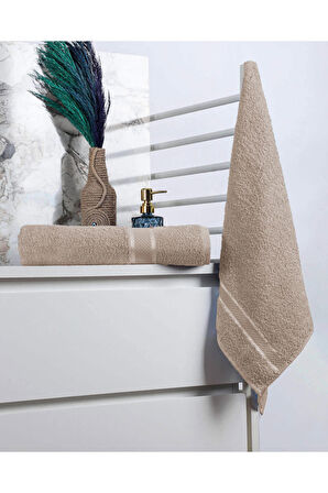 %100 Pamuk 2 Parça Kadın/Erkek Banyo Duş Hamam Havlu Seti 90x150 Cm